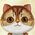 Nimmy case iPhone 16 6.1" khaki Big Eyed Pet 2.0 Cat