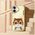 Nimmy case iPhone 16 6.1" khaki Big Eyed Pet 2.0 Cat