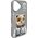 Nimmy iPhone 16 6.1" case gray/grey Cool&Cute 2.0 Bear