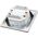 Solarix gniazdo 2 x CAT5e UTP RJ45 podtynkowy biały SX9-2-5E-UTP-WH