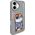 Nimmy iPhone 16 6.1" case gray/gray Glasses Cool Cat