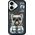 Nimmy iPhone 16 6.1" case black/black Cool&Cute 2.0 Dog