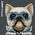 Nimmy iPhone 16 6.1" case black/black Cool&Cute 2.0 Dog