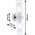 Kinkiet Paulmann Lampa ścienna LUENA E14 max. 2x20W IP44 230V szkło chrom / metal
