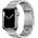 ForCell FORCELL F-DESIGN FA10 pasek do APPLE Watch 42 / 44 / 45 / 49 mm srebrny