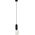 Lampa wisząca Italux Lampa wisząca ALDEVA PND-02340-1S-BK Italux