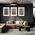 Lampa wisząca TKKRYWULT TK Lighting Nicol 4798 lampa wisząca zwis 3x15W E27 czarna/dąb