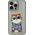 Nimmy iPhone 15 Pro 6.1" case gray/gray Glasses Cool Cat