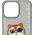 Nimmy iPhone 15 Pro 6.1" case gray/gray Glasses Cool Cat