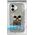 Nimmy iPhone 16 6.1" case gray/gray Glasses Cool Dog