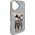 Nimmy iPhone 16 6.1" case gray/gray Glasses Cool Dog