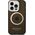 Guess Guess Gold Outline Translucent MagSafe - Etui iPhone 14 Pro (czarny)