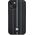 BMW Etui BMW BMHCP14S22RVSK Apple iPhone 14 czarny/black hardcase Leather Stamp Blue Lines