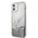 Guess case for iPhone 12 Pro Max 6,7&quot; GUHCP12LGLVSSI silver hard case Glitter Vintage Script 3700740495353
