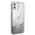 Guess case for iPhone 12 Pro Max 6,7&quot; GUHCP12LGLVSSI silver hard case Glitter Vintage Script 3700740495353