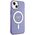 Guess case for iPhone 14 6,1&quot; GUHMP14SHCMCGU purple hardcase Magsafe IML Glitter Gold 3666339125660