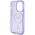 Guess case for iPhone 14 Pro 6,1&quot; GUHMP14LHCMCGU purple hardcase Magsafe IML Glitter Gold 3666339125684