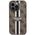 Guess case for iPhone 14 Pro 6,1&quot; GUHMP14LP4RPSW brown harcase Magsafe 4G Printed Stripes 3666339119799
