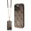 Guess case for iPhone 14 Pro 6,1&quot; GUHCP14LP4TDSCPW brown HC PU Leather Metal Logo Strass Crossbody 3666339146924