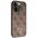 Guess case for iPhone 14 Pro 6,1&quot; GUHCP14LP4TDSCPW brown HC PU Leather Metal Logo Strass Crossbody 3666339146924