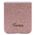 Guess case for Samsung Z Flip5 GUHCZF5HGGSHP pink HC PU/TPU Glitter Script 3666339173999