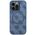 Guess case for iPhone 14 Pro 6,1&quot; GUHMP14LG4GFRB blue HC MAGSAFE PU 4G RING CLASSIC LOGO 3666339226589