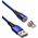 Kabel USB Akyga USB-A - microUSB 1 m Niebieski (AK-USB-47)