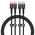 Baseus Cafule Charging Cable USB-C to USB-C 100W 1m 2pcs Red Black+Grey Black 6932172657451