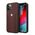 Original Case IPHONE 12 PRO MAX BMW Hardcase Leather Curve Perforate (BMHCP12LRSPPR) red 3666339010881