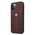 Original Case IPHONE 12 PRO MAX BMW Hardcase Leather Curve Perforate (BMHCP12LRSPPR) red 3666339010881