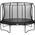 Trampolina ogrodowa Salta Premium Black Edition z siatką wewnętrzną 13 FT 396 cm