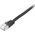 Equip Equip Patchkabel Cat6A  U/FTP 2xRJ45 10.00m schwarzFlachLSZH