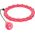 Rebel Smart Hula Hop odchudzające koło z wypustkami i obciążeniem 50cm, różowe, REBEL ACTIVE