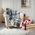 Douceur d`Interieur Pokrowiec na sofę WELL, pikowany, mikrofibra, 279 x 179 cm