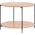 Τραπεζάκι σαλονιού δύο επιπέδων από MDF, Ø 55 cm 14430740 6410416125909