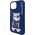 Nimmy case iPhone 15 6.1" blue/blue Glasses Cool Cat