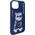 Nimmy case iPhone 15 6.1" blue/blue Glasses Cool Cat