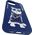 Nimmy case iPhone 15 6.1" blue/blue Glasses Cool Cat