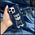 Nimmy iPhone 15 Pro 6.1" Case Blue/Blue Glasses Cool Cat