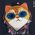 Nimmy case iPhone 15 6.1" black/black Glasses Cool Cat