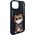 Nimmy case iPhone 15 6.1" black/black Glasses Cool Cat