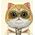 Nimmy iPhone 16 6.1" case khaki Cool&Cute 2.0 Cat