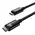 Baseus Tungsten Gold USB-C / USB-C cable 100W 1.5m (black)