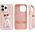 Nimmy iPhone 15 Pro Max 6.7" case pink/pink Glasses Cool Cat
