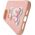 Nimmy iPhone 15 Pro Max 6.7" case pink/pink Glasses Cool Cat