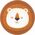 Επιτραπέζιο μαξιλάρι LION, Ø 38 cm 14430801 6410416239408