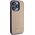 DKNY DKHMP15LPGHLME iPhone 15 Pro 6.1" beige/beige hardcase Grained Metal Logo MagSafe