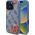 Guess GUHMP16XP4ROPEMCB iPhone 16 Pro Max 6.9" blue/blue hardcase 4G Flowers Print MagSafe