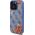 Guess GUHMP16LP4ROPEMCB iPhone 16 Pro 6.3" blue/blue hardcase 4G Flowers Print MagSafe