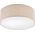 Lampa sufitowa Lamkur Lamkur Estelle 48369 plafon lampa sufitowa boho koło 1x60W E27 beżowy/biały
